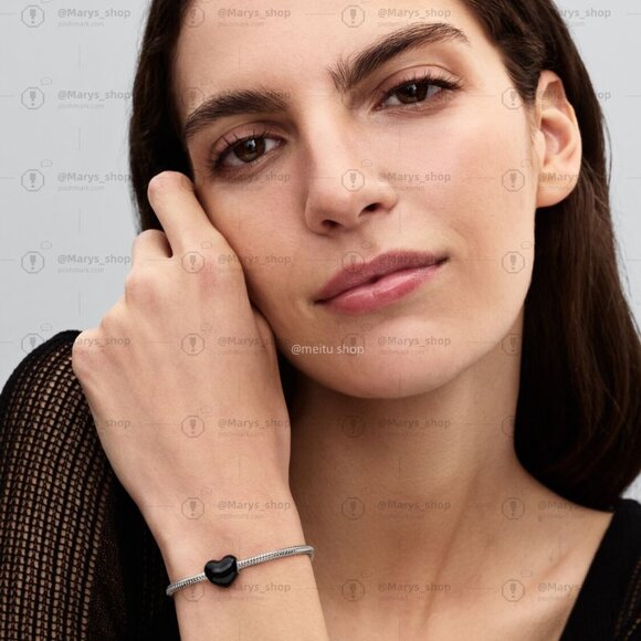 Pandora Black Heart Charm - Picture 5 of 5